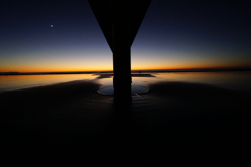 coloumn, astronomy, sea, kissed, morning, sunrise, 4K, water, behind, eventide, beauty in nature, beach, land, new, evening, no people, horizon over water