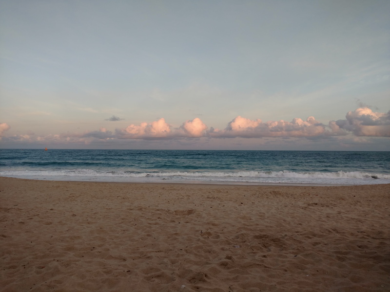 non-urban scene, beauty in nature, cloud - sky, nature, land, sand, scenics - nature, horizon, idyllic, eventide, no people, ocean, horizon over water