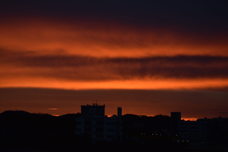 building, landscape, brazil, residential district, dramatic sky, beauty, bloodred sky, building exterior, red sky, no people, outdoors, sky, orange color