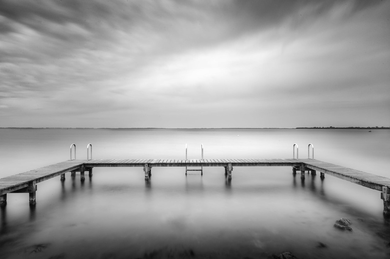 dock, tranquil Scene, Ouddorp, Water, Explored, photo, sunset, sea, nature, pier, jetty, Wolken, grayscale, wood - Material, Long Exposure, Zeeland, USM