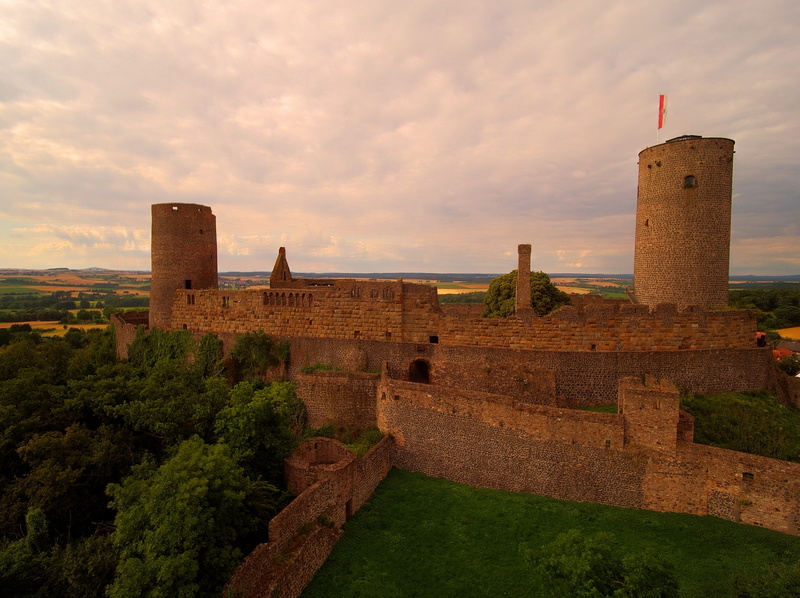 history, ancient, aerial view, coins burg, fort, cloud - sky, plant, travel destinations, Ruin, wetterau, Castle, nature, Münzenberg, wall, Coins, münzenberg