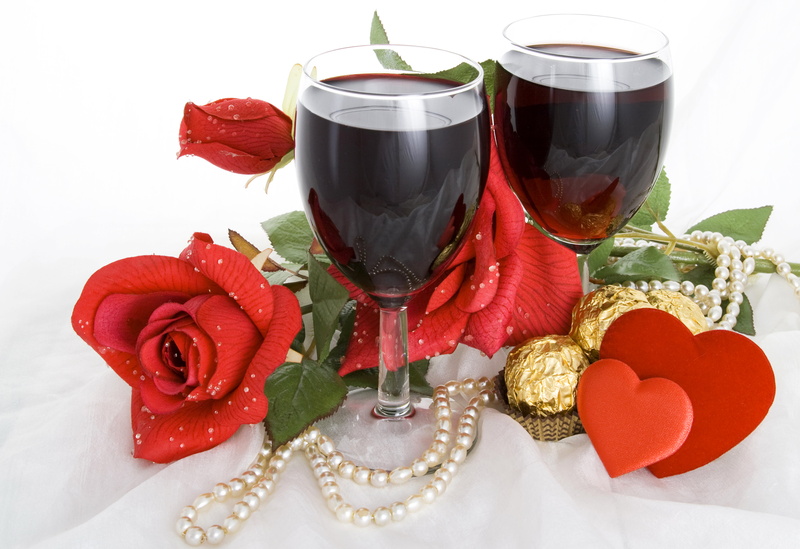anniversary, indoors, two, rose - Flower, ribbon, studio shot, valentines Day - Holiday, food, Valentine`s day, alcohol, holiday, pearl jewelry, roses