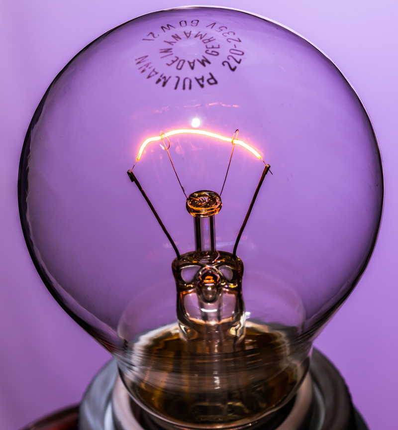 macro, luminosity, light - natural phenomenon, at, indoors, power supply, glass, tungsten, studio shot, light, lamp, pink color, illuminated, light bulb