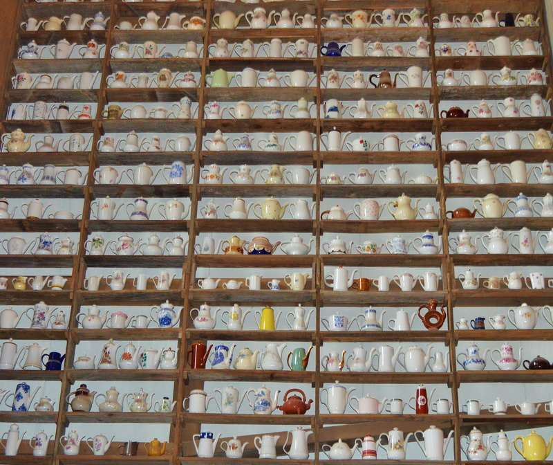 shelf, sloping roof, choice, in a row, finance, coffee jugs, wall - building feature, consumerism, variation, medicine, porcelain, repetition, no people