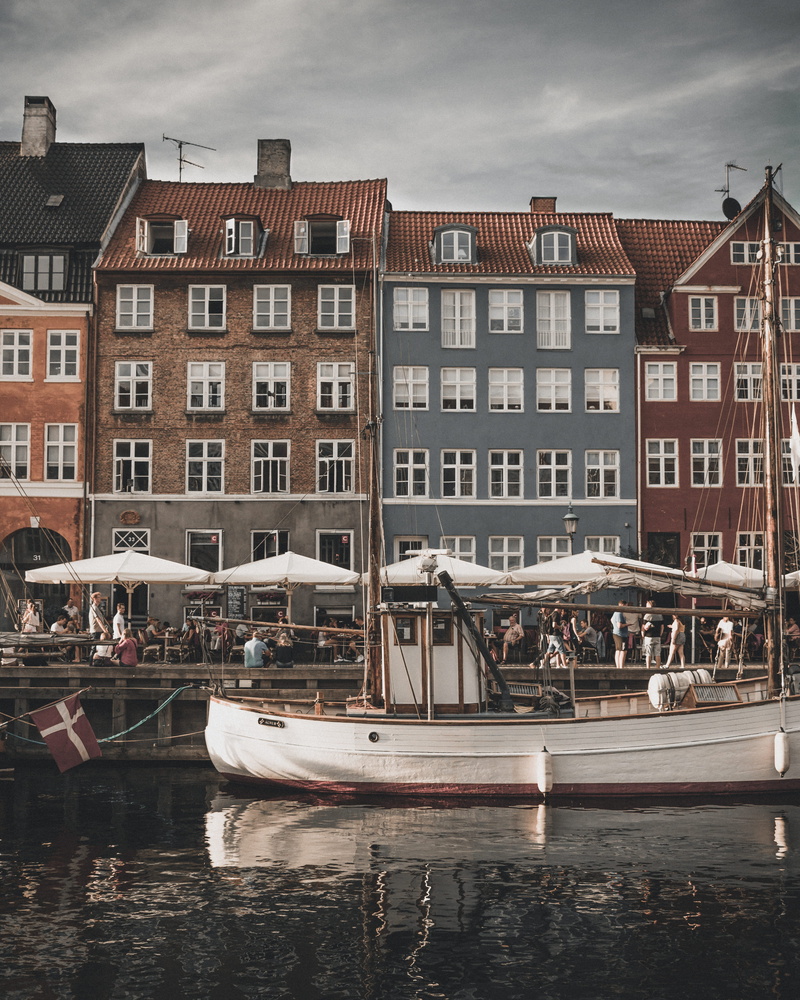 copenhagen, ship, vacations, sky, nautical Vessel, houses, cityscape, travel Destinations, 4K, summer, amsterdam, europe, yacht, famous Place, city Life