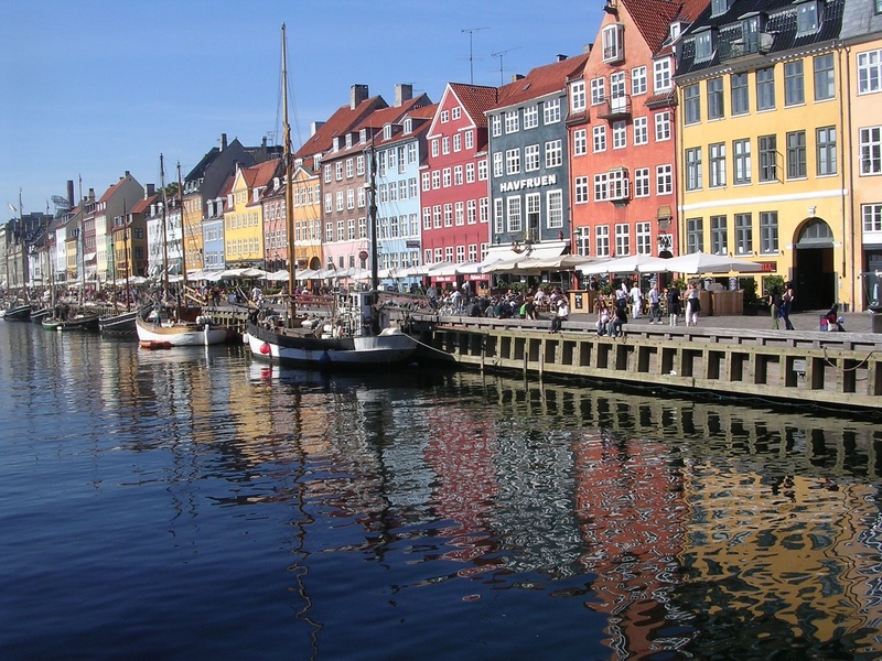 nyhavn district, row house, cityscape, waterfront, nautical vessel, travel, historic, nature, boats, denmark, day, houses, city, travel destinations, tourism