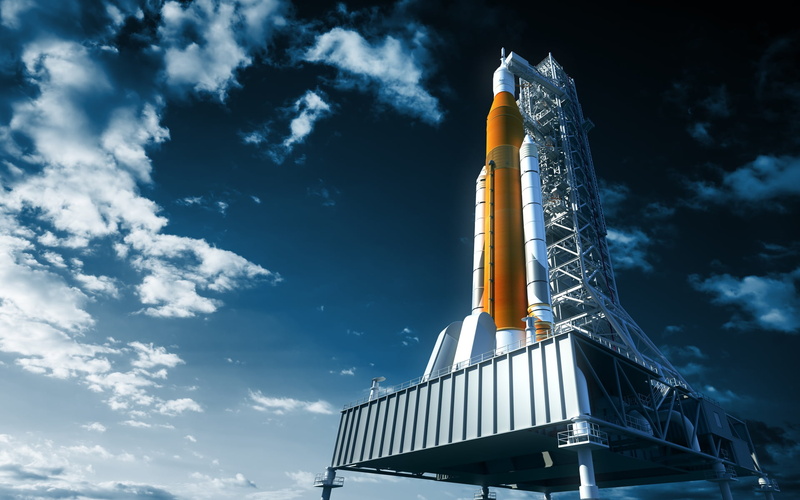1080P, realism, rocket, art, NASA