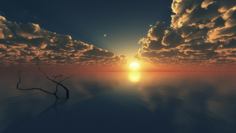 sand, sky, dune before sunrise, orange color, sunrise, desert, sunlight, nature, 1080P, scenics - nature, environment, tranquility, sun, landscape, beauty in nature