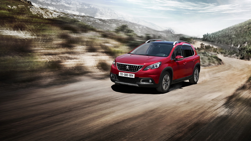 Geneva Auto Show 2016, crossover, red, maroon, peugeot, 4K, Peugeot 2008 DK, suv