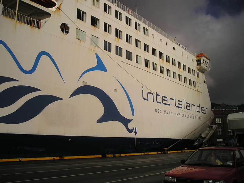 street, day, ferry, travel, nature, sky, city, interislander, wellington, transportation, mode of transportation, air vehicle, sign, architecture, outdoors