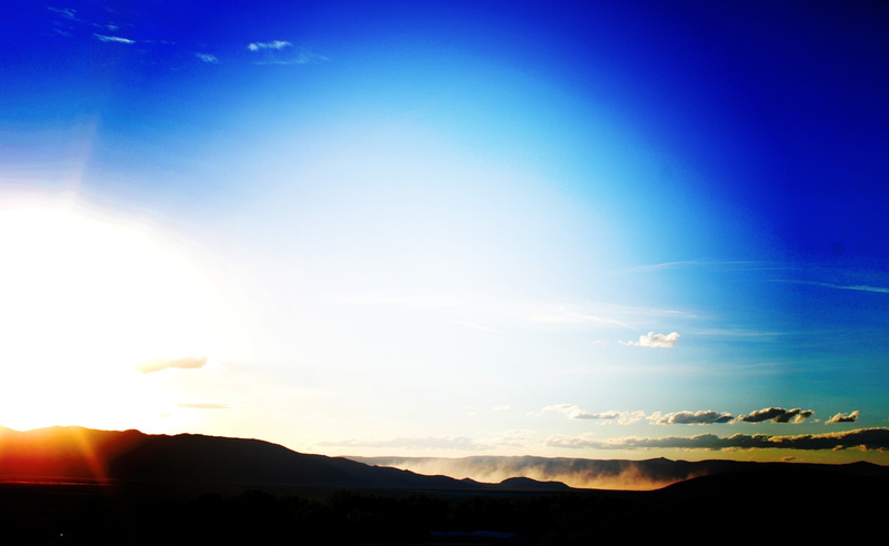  sun, scenics - nature, no people, sunset, beauty in nature, silhouette, black, house, sunlight, burning man, outdoors, lens flare, environment