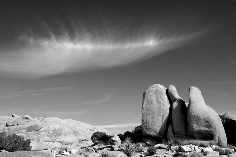 rock - object, beauty in nature, day, clouds, rock formation, cloud - sky, rocks, scenics - nature, tranquility, sunlight, nature, boulders, mojave desert
