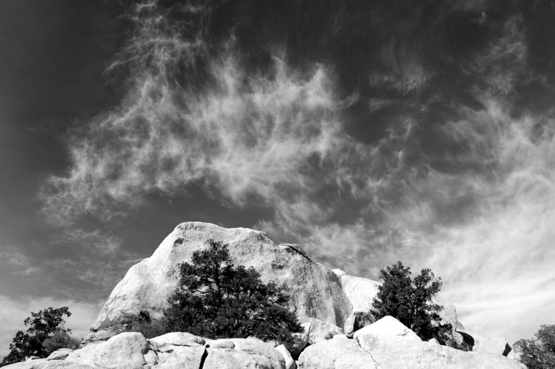 environment, united states, dramatic, rocks, low angle view, clouds, no people, tree, beauty in nature, snow, joshua tree national park, mojave desert