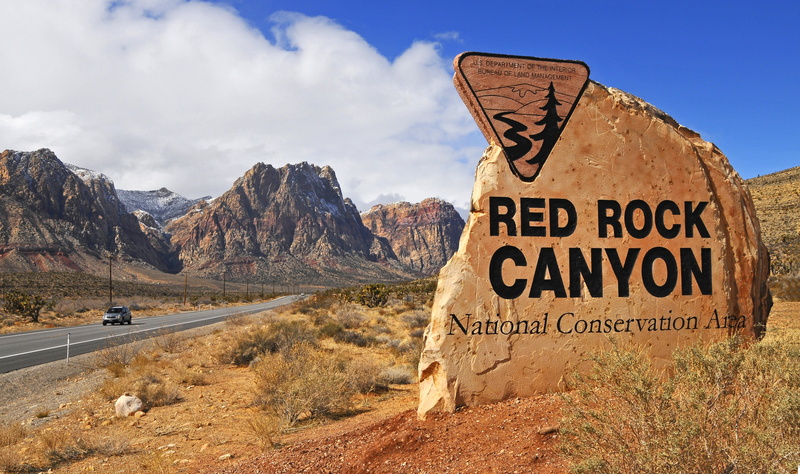 red, lands, national, rock, mountain, nevada, 4K, nature, BLM, NCA, Red Rock Canyon, near, Bureau of Land Management, canyon, road, sign, conservation