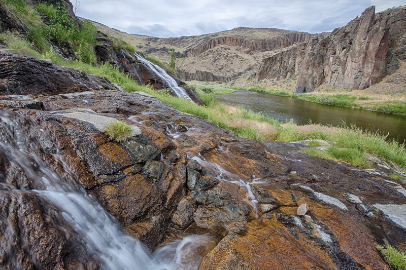 green  water, formation, outdoors, valley, rock formation, idaho, vale, grand canyon, mountain, near, Boat, rock - Object, canyons, nature, scenics, grass