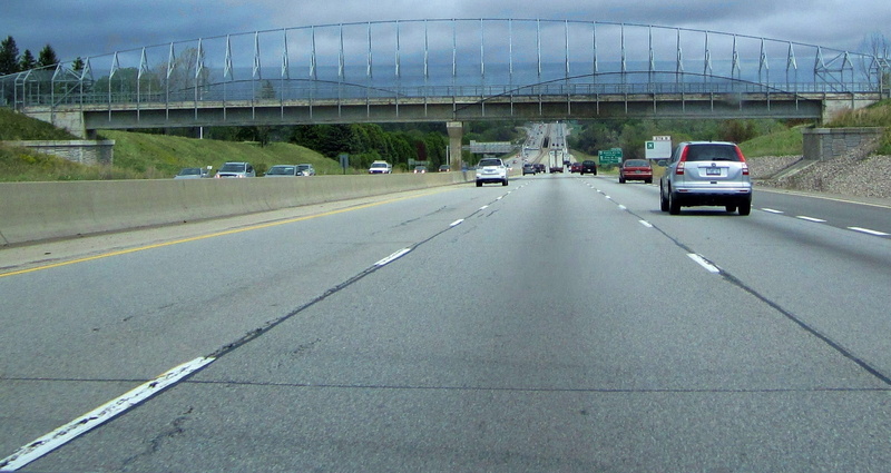 mode of transportation, public domain, transportation, Kitchener, symbol, Highway 401, architecture, water, 1080P, sign, direction, nature, looking east