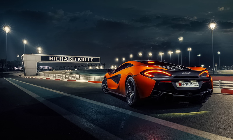 McLaren 570S, Orange Car, Vehicle, 1080P, Car, McLaren, Sport Car, Supercar, Night