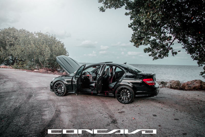 concavo, mercedes, tuning, cars, benz, wheels, 1080P, amg, c63