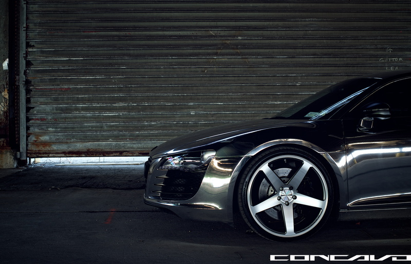 optics, Audi, CW-5, Concavo Wheels, Matte Black Machined Face, bumper, 5K, Chrome