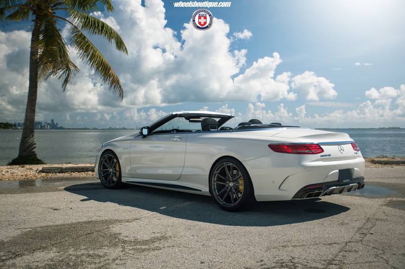 amg, wheels, s63, cars, hre, 1080P, white, cabriolet, mercedes