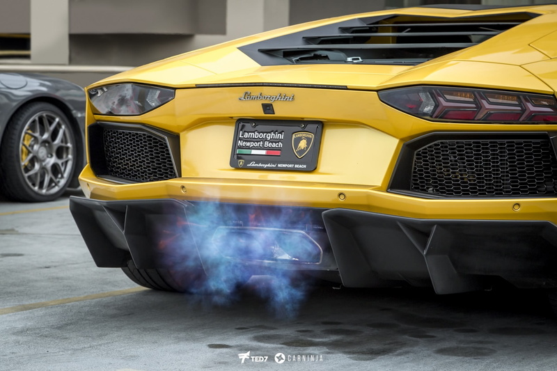 Lamborghini Aventador, motion, car interior, yellow, smoke - physical structure, low, number, car, mode of transportation, outdoors, text, land vehicle