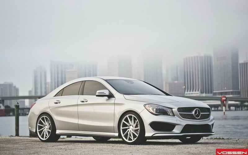 car, benz, mercedes-benz, vossen, 720P, mercedes, cla, wheels