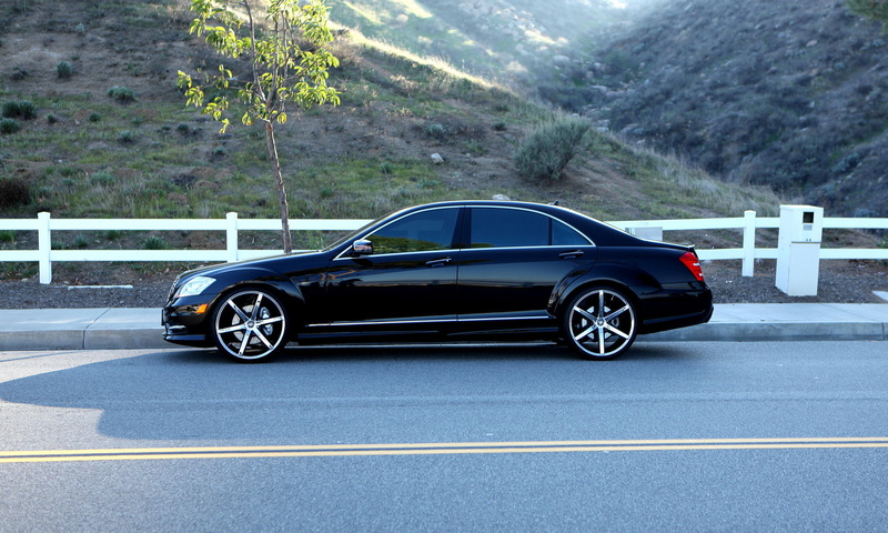 sedan, W221, black, Mercedes, 1080P, S-classe