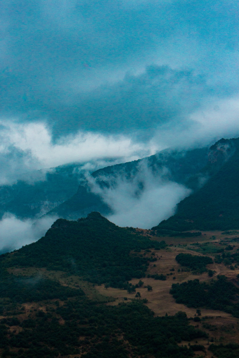 feeling, tree, rain, physical geography, tranquil scene, mountain, environment, georgia, mountain range, forest, fog, shot, non-urban scene, land, no people