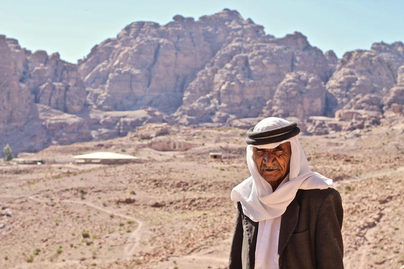 scenics - nature, land, man, photography, nature, waist up, rock, jordanie, portrait, travel, men, outdoors, front view, capture, taking, middle east, mountains