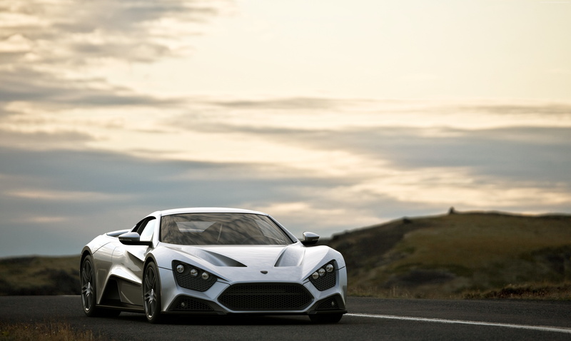 speed, white, review, test drive, sports car, front, luxury cars, Zenvo ST1, supercar, Zenvo, 4K