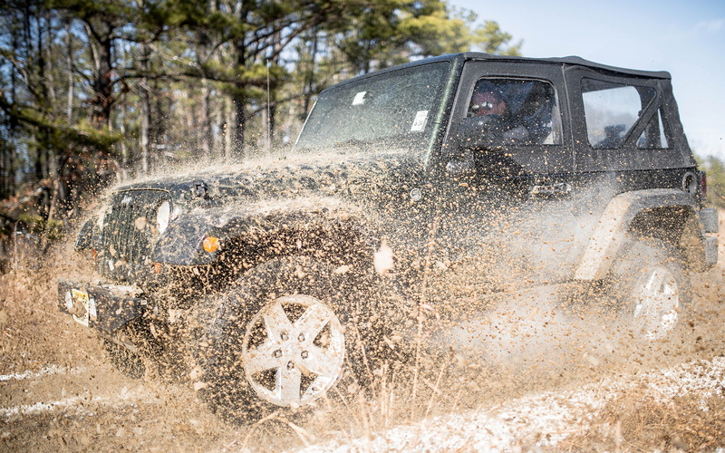 splash, cars, wrangler, off, wet, hd, 1080P, jeep, road
