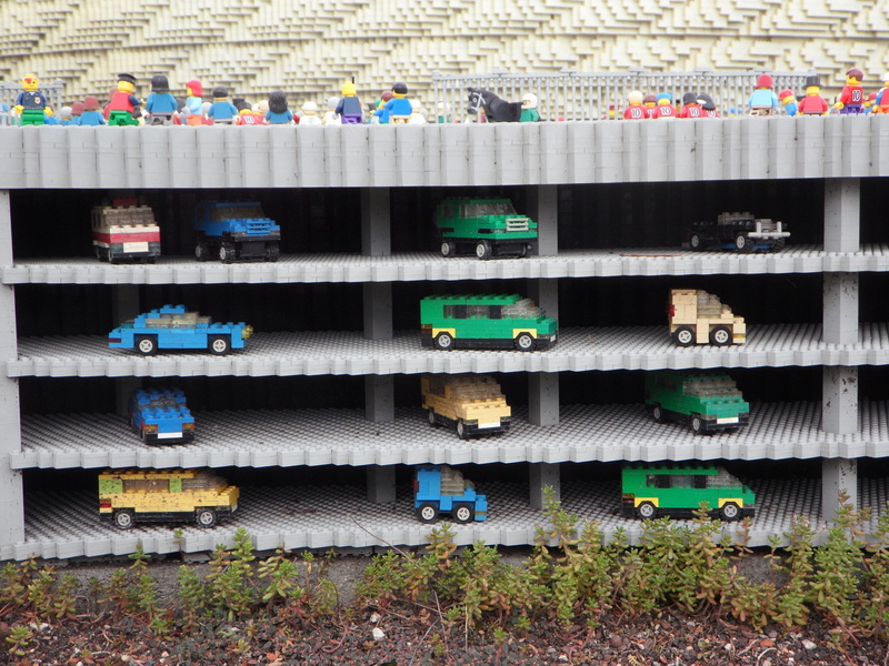outdoors, architecture, 4K, nature, large group of objects, mini world, abundance, multi storey car park, in a row, built structure, variation, autos