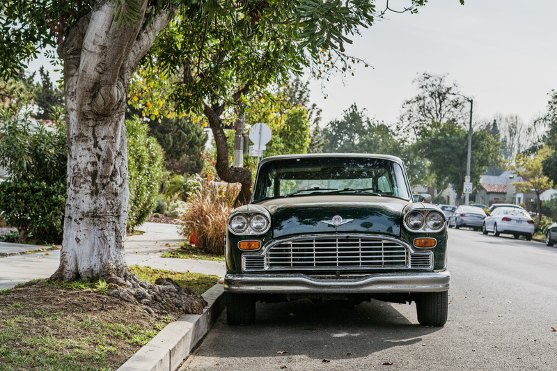 motor vehicle, 2K, car, architecture, black, no people, transportation, nature, near, chrysler, retro styled, mode of transportation, road trip, rural scene