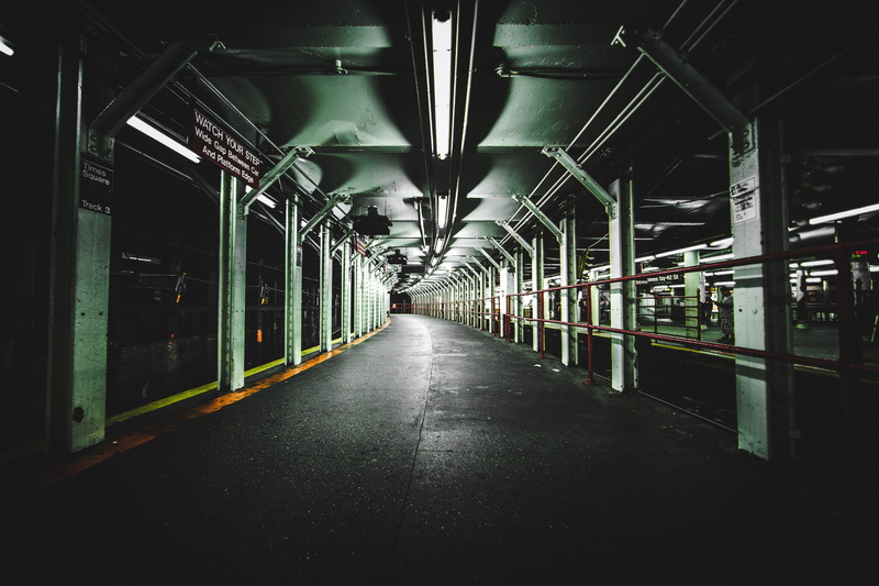 dark, vanishing point, absence, the way forward, connection, industry, ceiling, lighted, 4K, train, mtum, diminishing perspective, factory, photography