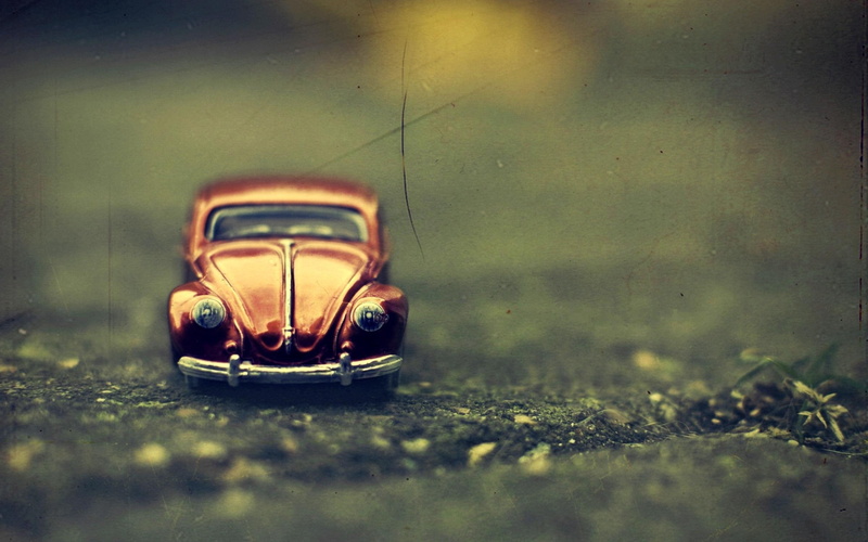 cars, bug, warm, beetle, 2K, brown, diecast, hd, macro, model, volkswagen