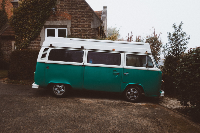 road, vw bus, house, no people, city, 2K, transportation, window, two tone, minibus, vanlife, building, adventure, volkswagen bug, van - vehicle, van
