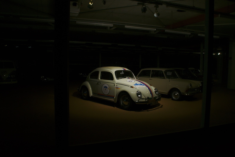 auto, land vehicle, car, beetle, no people, stationary, herbie, architecture, parking garage, memory, built structure, mode of transportation, vw beetle