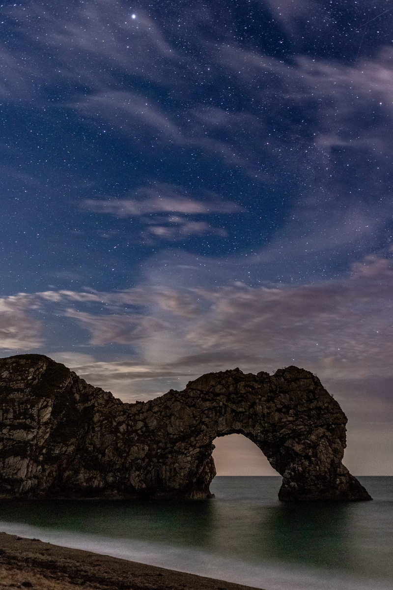 island, rock, brown, sky, vacations, night sky, cloud, ocean, nervum, water, tranquil Scene, cliff, blue, milky way, summer, shoreline, travel, shore, nighttime