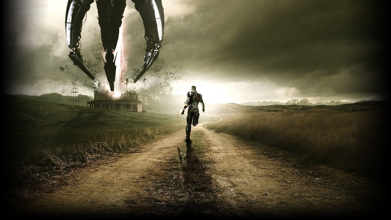 motion, rear view, adult, dirt, one person, cloud - sky, lifestyles, warrior chaos mass effect road grass aliens spaceship sky, leisure activity, 720P