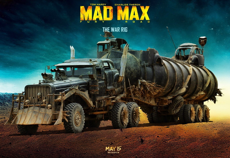 industry, transportation, adventure, sci, warrior, machinery, large, wheel, outdoors, 1mad, no people, business, land vehicle, truck, nature, sky, sign
