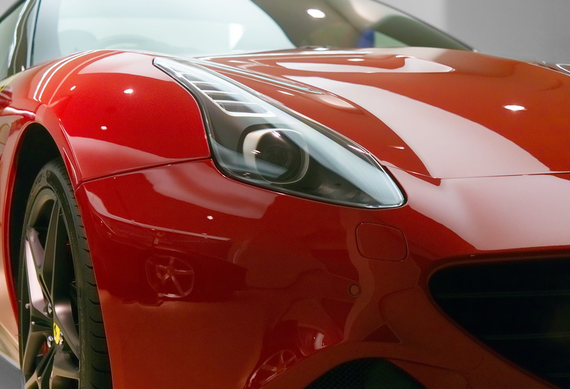 close-up, modern, model, california, design, autoshow, excess, style, 4K, motor, outdoors, transportation, speeding, red, mode of transportation, expensive