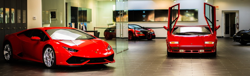 vehicle, consumerism, architecture, modern, huracan, finance, ferrari, transportation, refueling, motor vehicle, no people, in a row, countach, city life