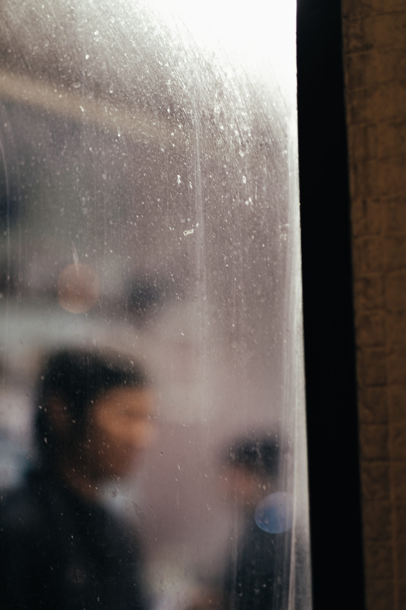 texture, shirt, raindrop, behind, rain, contemplation, street, silhouette, looking, window, frame, innocence, home interior, childhood, person, life, fujifilm