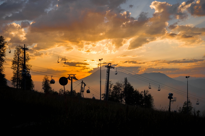 sea, сочи, sunset, vsco, россия, tree, streetphotos, blacksea, beauty in nature, connection, idyllic, sochiponia, plant, electrical equipment, electricity pylon