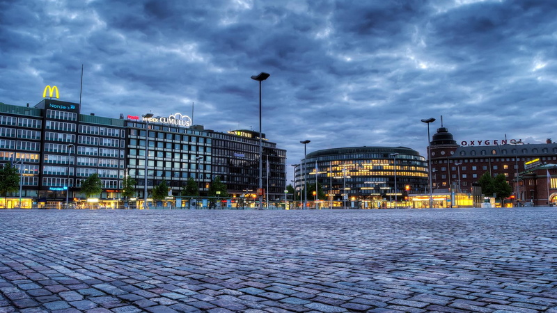 helsinki, market, hdr, square, nature and landscapes, 1080P, clouds, finl, hakaniemi