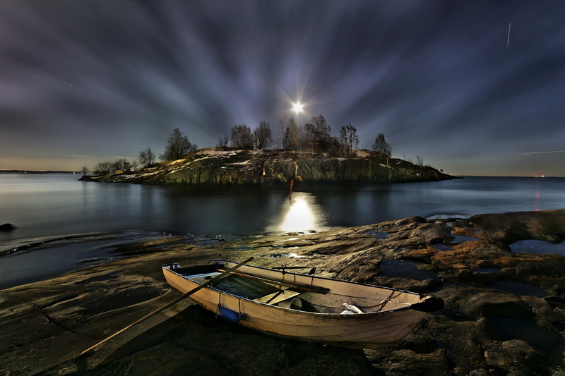 scenics - nature, no people, cloud - sky, water, reflection, beauty in nature, non-urban scene, tranquility, moored, nautical vessel, tranquil scene, beach