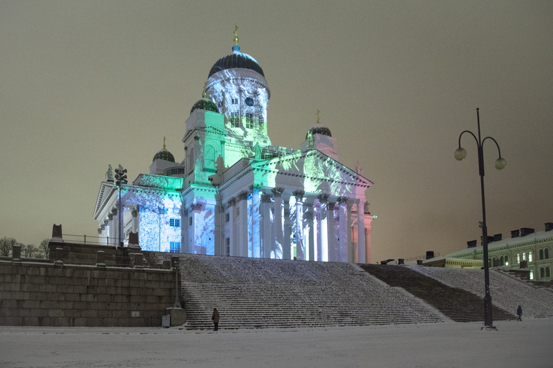 tourism, building exterior, attraction, cathedral, spire, place of worship, helsinki, travel, religion, famous, Helsinki Cathedral, architecture, illuminated