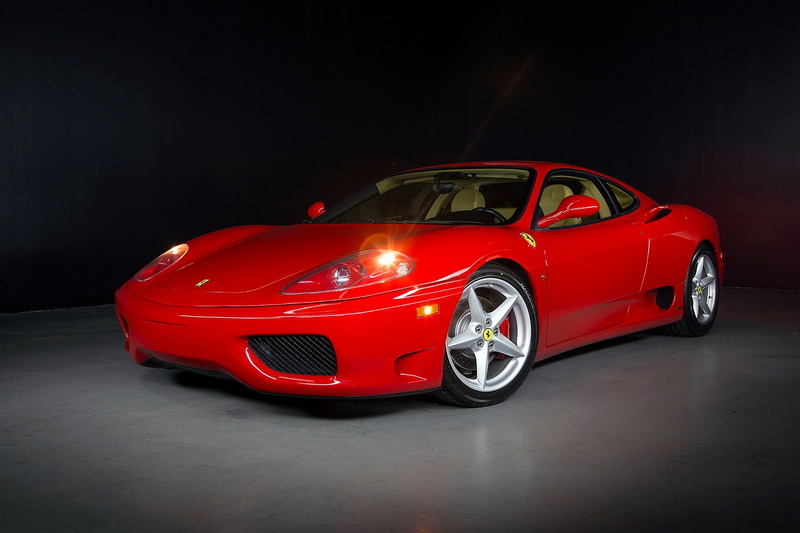 720P, black background, night, chrome, wealth, speed, studio shot, ferrari 360 modena, mode of transportation, indoors, no people, sports car, racecar