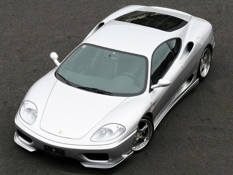 jnh, coupe, 1080P, silver, cars, ferrari, modena, tuning