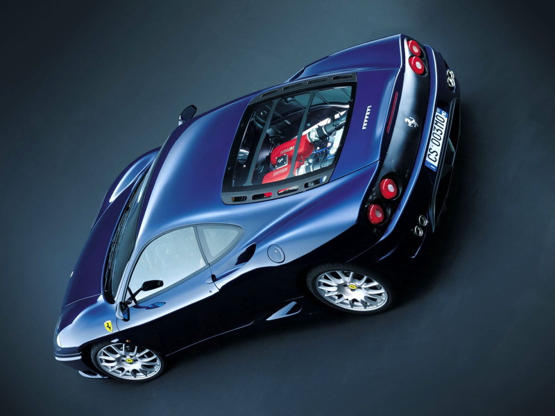 dark, 720P, modena, cars, blue, ferrari